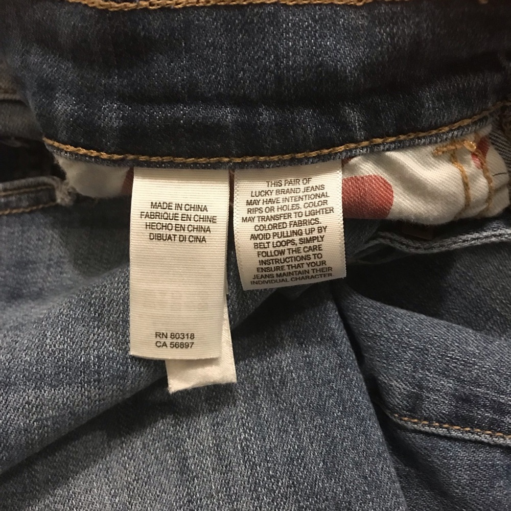 Lucky Band jean shorts size 24 - Picture 5 of 6